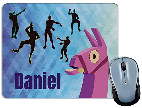 LolaPix Tappetino per Mouse Fornite. Regalo Geek Personalizzato. Vari Modelli. Forma Rettangolare. Dimensione 18x22cm. Fornite