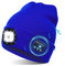 TAGVO LED Mütze Kappe Bluetooth 5.0 Mütze, Integrierter Stereolautsprecher & Mikrofon, Winter Warm Gestrickte Beleuchtung Drahtlose Bluetooth Headset Musik Hut für Laufen Wandern Herren Damen