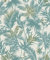Rasch Tapeten Vliestapete (Botanical) Türkis weiße 10,05 m x 0,53 m Kalahari 704112