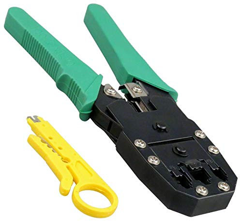 ShopHut RJ45 Cat5e Cat6 Network LAN Ethernet Cable Crimping Crimper Stripping & Cutting Tool Electrician Plier