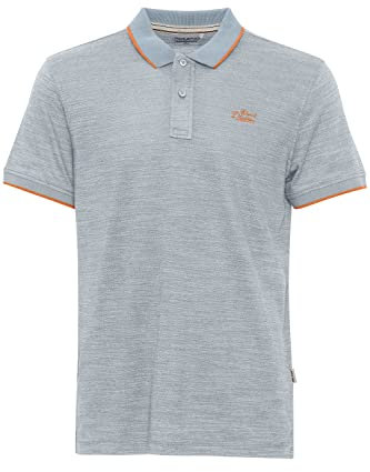 Blend 20715192 Polo Herren Poloshirt Polohemd mit Polokragen Logo-Stickerei Regular Fit, Größe:XL, Farbe:Celestial Blue (144210)