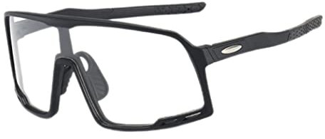 Obelunrp Gafas deportivas, gafas de seguridad antifog de moda, gafas de montaña a prueba de viento, lentes de seguridad, gafas de sol para hombres niños (lente transparente)