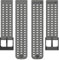 MYAYD Cinturino per Suunto Vertical/9 Peak Pro/9 Peak/5 Peak, ricambio Soft Silicone Sport Air-Hole Band Braccialetti 22 mm,grigio