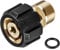 Pressure Washer Adapter, M22 15mm Female Thread to M22 14mm Male Fitting, 5000 PSI Power Washer Hose Coupler, Connect M22 14mm Quick Connect to Power Washer or Accessories with 15mm Outlet/Inlet