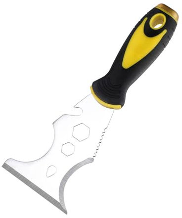 HAISHANG Spatola per Stucco 15 in 1 Raschietti per Pareti Acciaio Inossidabile,Multiuso Spatola per Stucco, Frattazzo Spatole per Stucco Cartongesso