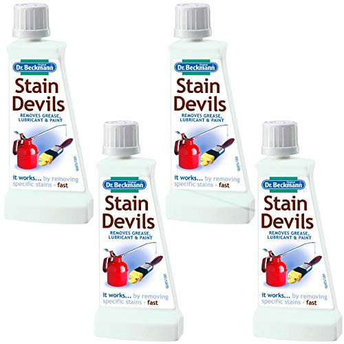 Dr Beckmann Stain Devils Grease, Lubricant & Paint Remover (4 x 50ml)