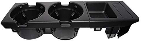 Fransande Getränkehalter für die Mittelkonsole, Getränkehalter, Münzfach für 3er-Serie E46 318I 320I 98-06 51168217953, Schwarz