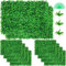 VEVOR Plantas Hiedra Artificial 61 x 40,6 cm, Plantas Artificiales Decorativas 10 Piezas Estera de Seto Artificial de Boj con Espesor de 4 cm Jardín Vertical 100% PE Plantas Artificiales Colgantes