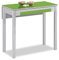 ASTIMESA Mesa de Cocina, Metal, Verde, 80x40cm-extendida 80x60 cms