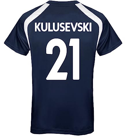 Tottenham Hotspur FC Mens Kulusevski 21 Poly T-Shirt Navy XXL