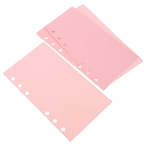 HAPINARY 5stücke Austauschbare Budget Ordnertaschen Für Lose Wiederverwendbare Ordnertasche Aus Robustem Pp-material Ordnerzubehör Für Visitenkarten Und Notizen