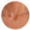Silber 925 Halskette Layered Damen, Kette Layered mit Herz Anhänger Mehrreihige Halskette Hypoallergene Personalisierte Kette Modeschmuck Halskette für Frauen