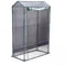 Vilgftyiet Housse de serre avec porte roulante en PVC pour jardin, balcon, terrasse, 100 x 50 x 150 cm, transparent (100 x 50 x 150 cm)