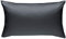 Bettwaesche-mit-Stil Mako-Satin Baumwollsatin Bettwäsche Uni einfarbig zum Kombinieren (Kissenbezug 40 cm x 60 cm, Anthrazit) viele Farben & Größen