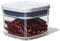 OXO Good Grips POP-Behälter – luftdichte, stapelbare Aufbewahrungsbox mit Deckel für Lebensmittel – 0,4 l für Kräuter und mehr, Weiß