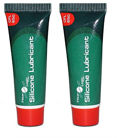 FilterLogic CFL-650M Silicone Grease Food Safe Lubricant for Coffee & Espresso Machine Seals, Gaskets, O-Rings, Portafilter (2 Pack)
