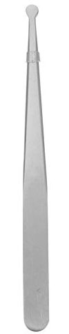 VILLCASE Pince De Precision, Pincettes De PhilatéLie en Acier Inoxydable, Pincettes À Bout Rond à ÉPiler De En Acier pour Collecte Timbres