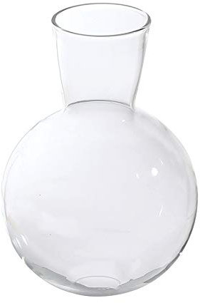 Fenteer Glas Vase Dekorative Rustikale Runde Vase Glaskolben Tisch Vase für Home Decor Mittelstücke