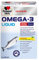 Doppelherz system OMEGA-3 LIQUID – Herzfunktion + Immunsystem – Vitamin D als Beitrag für die normale Funktion des Immunsystems – 450ml