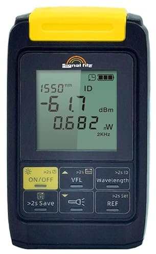 Signal fire Misuratore di potenza ottica Luce rossa tutt-in-uno OPM di livello professionale ricaricabile con penna in fibra 4 in 1 20 milliwatt tester di attenuazione ottica di rete multifunzionale