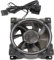 MFDB Ventilateur CPU Ventilateur de Boîtier PWM 80 Mm, avec Moteur Silencieux, Ventilateur D'ordinateur 800-2500 Tr/min pour PC de Jeu, LED RVB, Compatible avec les Boîtiers