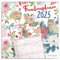 NOTIQUE Kalender 2025 Wandkalender XL - Monatsplaner Verwendbar als Familienkalender mit 5 Spalten - Monatskalender Broschürenkalender 30x30 cm