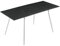 B&D home Esstisch LIO, ausziehbar 120-160 x 80 cm, 4-6 Personen Küchentisch Holztisch mit Metallgestell für Esszimmer, Küche, skandinavisch Design, Marmor Optik, 11219-120-FW-MSCH