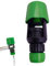 Uzndq 1 Pcs Wasserhahnadapter, Universal-Wasserhahn-Adapter, ABS + TRP, Grün, ca. 10-15 mm, Metrisch Kegelig, Schlauchadapter, Hose, Pipe, Gartenschlauch, Bewässerung, Bad, Küche, Auto