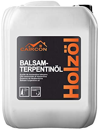 CAIRCON Diluant essence de térébenthine pour huile, peinture, vernis - Dégraissant - Nettoyant puissant - 5L