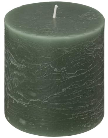 Atmosphera - Rustikale Kerze - Eukalyptusgrün - 663 g - Eukalyptusgrün