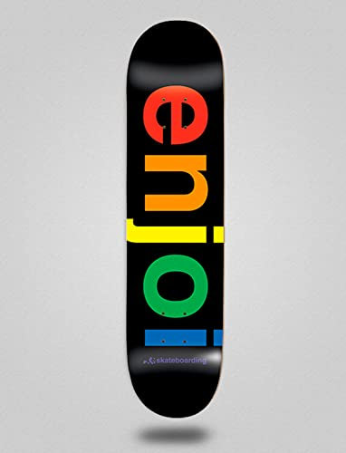 Enjoi Skateboard Deck Spectrum Black 8.5