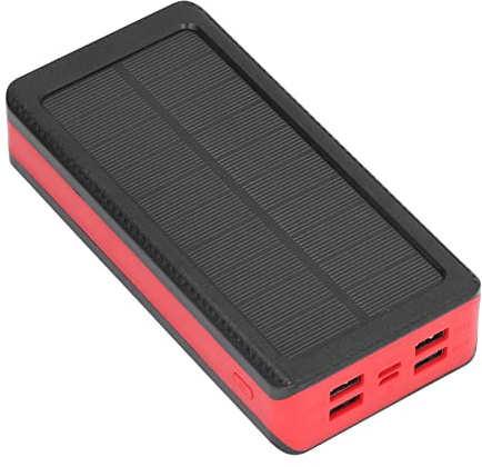 LED Solarstromquelle, Tragbare Powerbank 30000mAh, Camping Powerbank mit 4 USB Fast 3 Light Externes Backup Batterieladegerät Für Outdoor Camping Bergsteigen