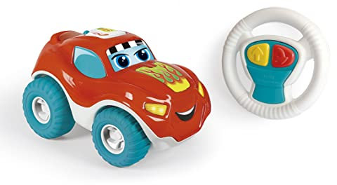 Clementoni Baby Carlo Corro e Parlo, Macchinina Bambino 2-4 Anni, Gioco Prima Infanzia Made in Italy, Macchina Parlante Telecomandata con Volante, 3 modalità di Gioco, Lingua Italiana, 17736