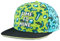 Minecraft Baseball Cap Boys Sun Hat Lightweight Adjustable Strap Snapback Creeper Kids Holiday Accessories Gamer Gifts (Green/Blue)