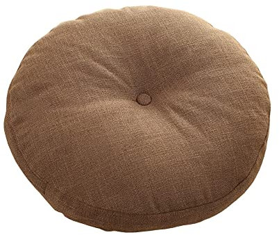Xinchangda Rundes Bodenkissen aus Baumwolle und Leinen, Meditation, japanischer Stil, Futon-Kissen, Tatami-Matte, 40/45/50 cm, gepolstert, weich, Sitzkissen, Yogamatte, Heimdekoration