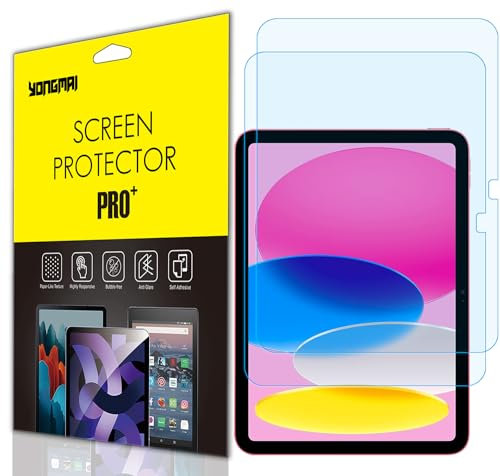 Blaulichtblockierende Displayschutzfolie für iPad 10,9 Zoll Tablet (2022 veröffentlicht, 10. Generation, A2696/A2757/A2777), Anti-Blaulicht, blendfrei, iPad 27,7 cm (10,9 Zoll),