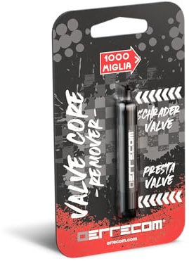 1000 Miglia Valve Core Remover, Werkzeug für die Entfernung von Presta- und Schrader-Ventilkernen für Fahrrad
