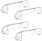 4 Pack Adjustable Air and Heat Deflector for Vents and Ceiling Ac Registers - Extends from 8.5 to 15, Ideal for Home Floors, Sidewalls, and Vent Covers (Magnetic and Adhesive)