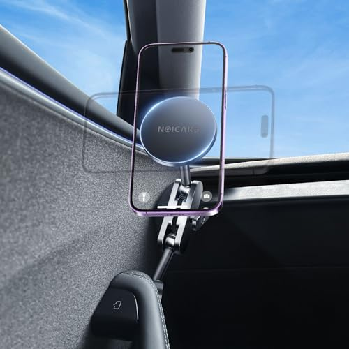 ESVNE Phone Mount for Model 3 2024 2025 – Exclusive Door-Install Magnetic Car Mount for iPhone 16/15/14/13/12, Accessories for Model 3 Highland