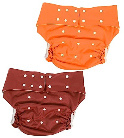 FRCOLOR 2 Pièces Lot De Couches Urinoirs Réutilisables Pour Adultes Résistantes Aux Fuites Confortables Et Pratiques Pour Maison