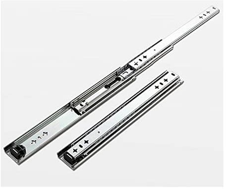 Heavy Duty Telescoping Toolbox Runners 3 Section Sliding Tracks Side Mount 1000mm (40 Inch) 2 Pairs for Maximum Load Capacity and Durability