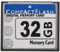 Cpolebev Professional 32GB Compact Flash Memory Card(White&Blue)