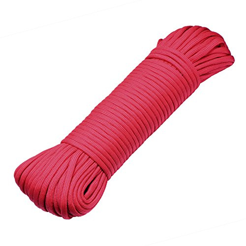 DonDon Corde Paracorde 30 Mètres Ruban de Tissu Lacet de Nylon Bracelet de Survie à Fabriquer et pour Activités de Camping en Extérieur 4 mm – 7 brins