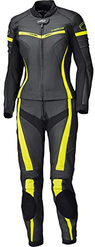Held Combinaison en Cuir avec protecteurs Spire Combinaison Sport en Cuir 2 pièces Femme Noir/néon Jau, Femmes, Sportler, Toute l'année, Jaune, 46