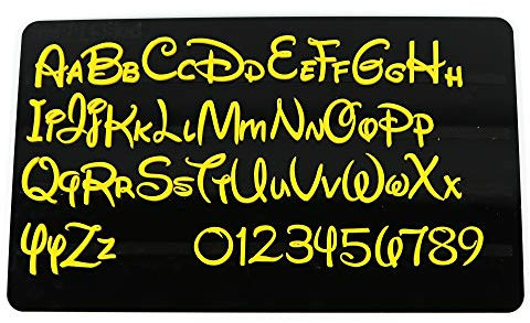 imPRESSed Emporte-pièces en forme de lettres fantaisie pour décoration de gâteau