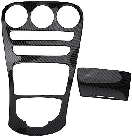 Katigan Abs Mittel Konsole Panel Dekoration Abdeckung Trim 2 Stücke für Mercedes C Klasse W205 / Glc X253 Kohle Faser Farbe