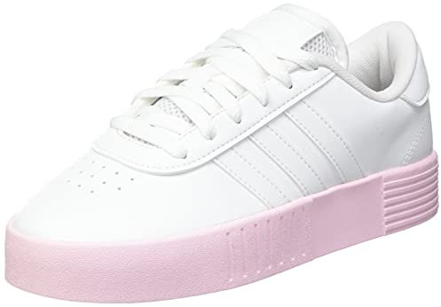 adidas Court Bold, Scarpe da Fitness Donna, Bianco, Rosa (Ftwbla Ftwbla Roscla), 37 2/3 EU
