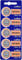 MURATA 248407 CR1616-BEABAE - Batteria a bottone CR 1616 al litio 60 mAh, 3 V, 5 pezzi