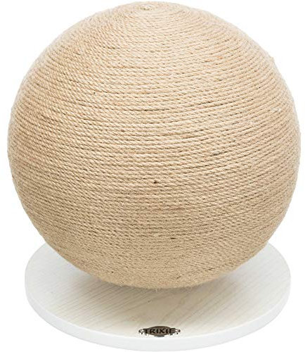 TRIXIE Bola de rascar, Yute, Madera, ø 29 x 31 cm