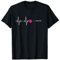 Dart Herzschlag EKG Herzlinie Steeldarts mit Dart Flight T-Shirt